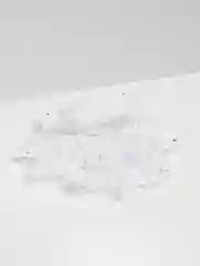 Серебряный белые бантики, на резинке, для волос, школьные