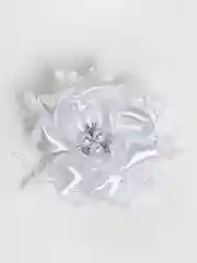 Белый белые бантики, на резинке, для волос, школьные
