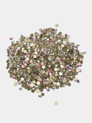 Стразы Crystal AB ss12-ss40 стекло, имитация Сваровски, стразы холодной фиксации
