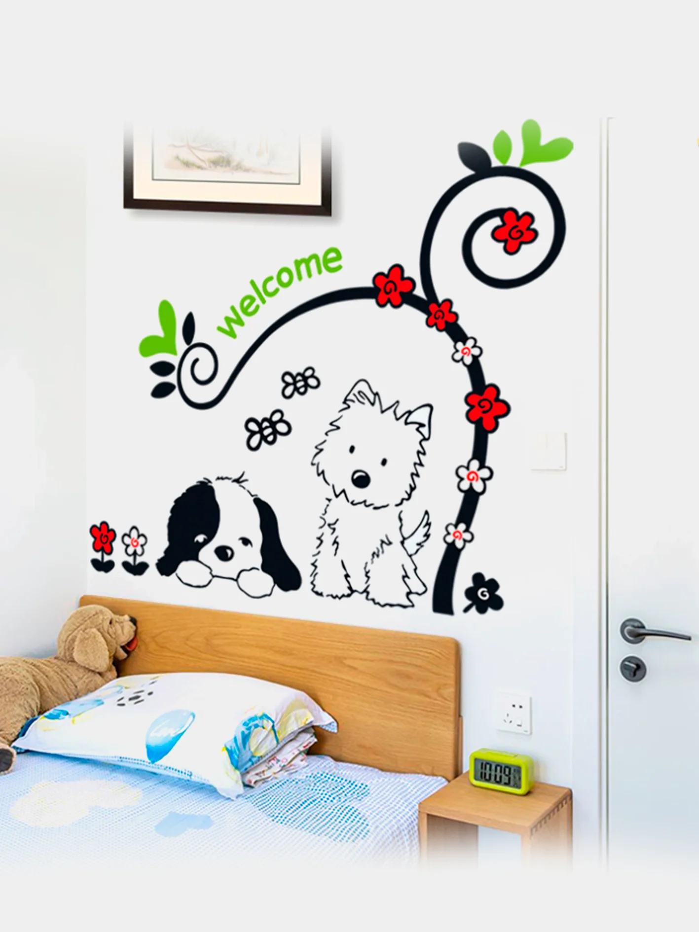 Интерьерные наклейки "Welcome", самоклеящиеся