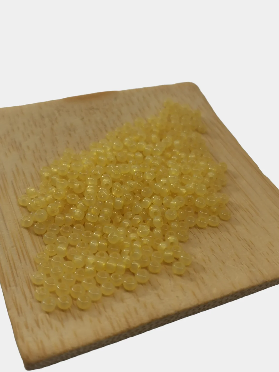 Манго бисер чешский Preciosa, Чехия, № 10, Natural Opaque