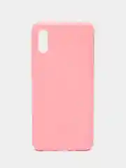 Розовый силиконовый чехол для Xiaomi Redmi 9A (Сяоми Редми 9А), прозрачный