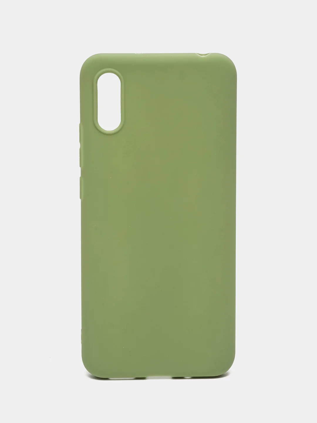 Лесной зеленый силиконовый чехол для Xiaomi Redmi 9A (Сяоми Редми 9А), прозрачный