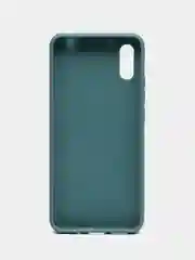 Зеленый силиконовый чехол для Xiaomi Redmi 9A (Сяоми Редми 9А), прозрачный