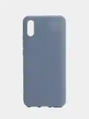 Синий силиконовый чехол для Xiaomi Redmi 9A (Сяоми Редми 9А), прозрачный