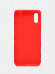 Красный силиконовый чехол для Xiaomi Redmi 9A (Сяоми Редми 9А), прозрачный