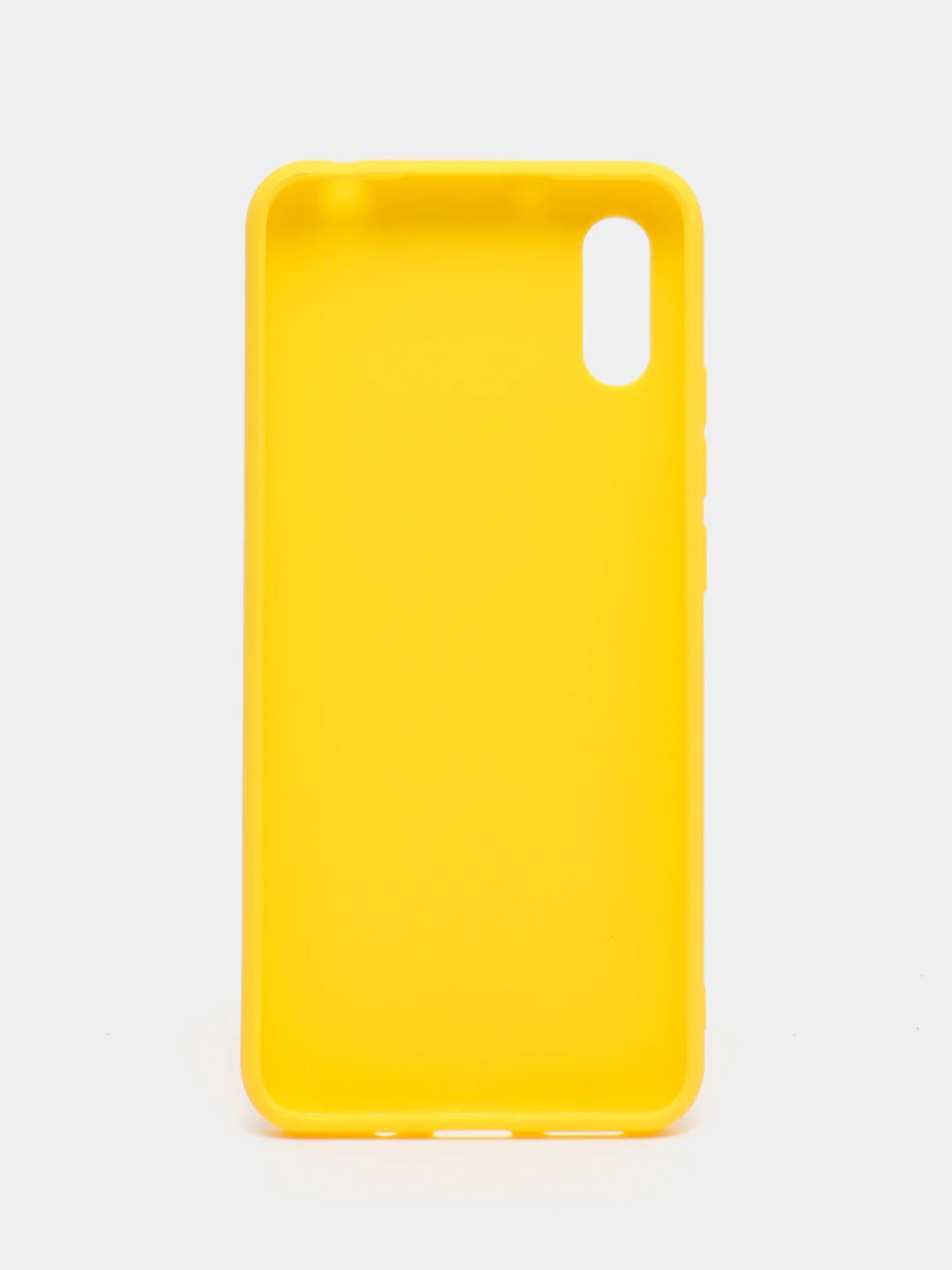 Желтый силиконовый чехол для Xiaomi Redmi 9A (Сяоми Редми 9А), прозрачный