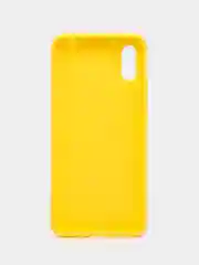 Желтый силиконовый чехол для Xiaomi Redmi 9A (Сяоми Редми 9А), прозрачный