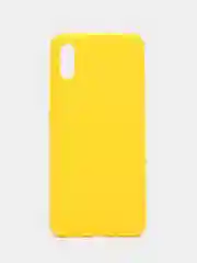 Желтый силиконовый чехол для Xiaomi Redmi 9A (Сяоми Редми 9А), прозрачный
