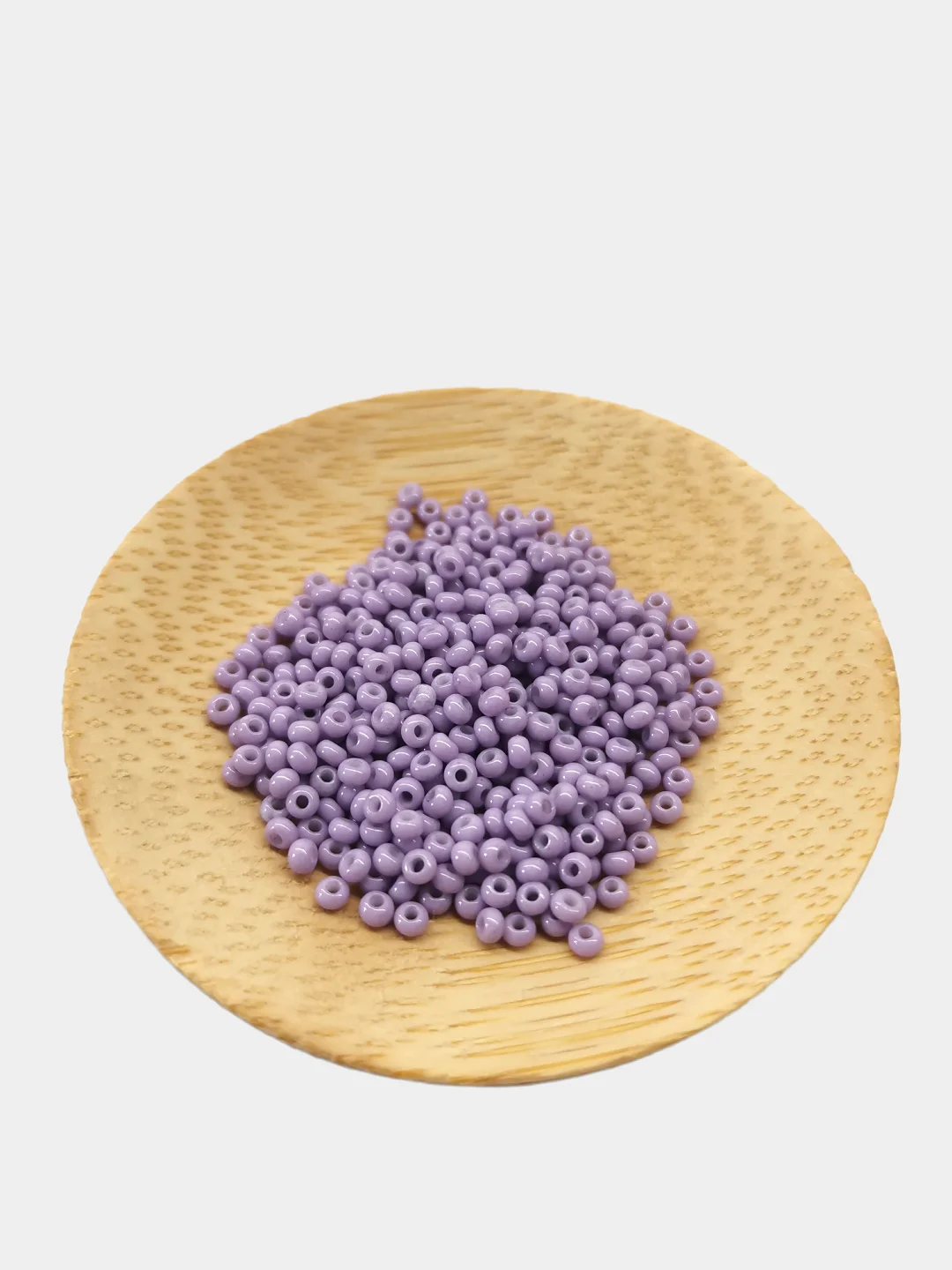 Сиреневый бисер чешский Preciosa, Чехия, № 10, Natural Opaque