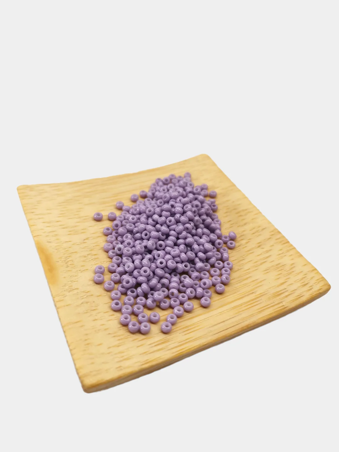 Сиреневый бисер чешский Preciosa, Чехия, № 10, Natural Opaque