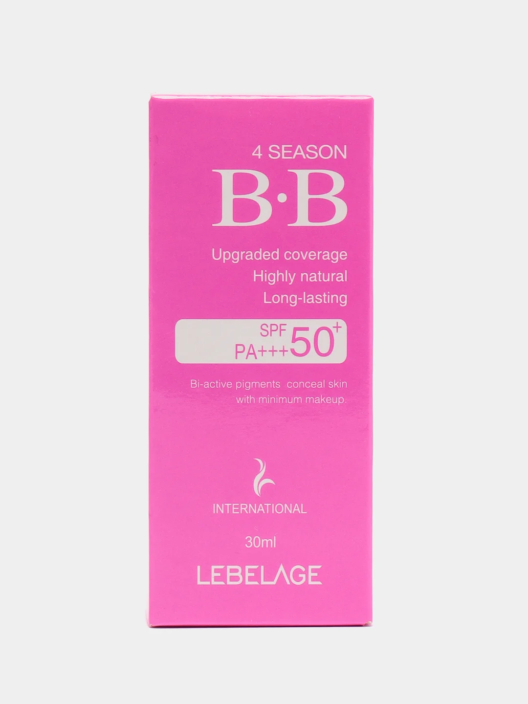 Тёмно-розовый bb-крем для лица Lebelage 4 Season, SPF 50 PA +++, 30 мл