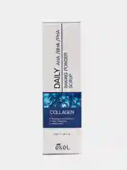 Синий детокс-скраб для лица Ekel Baking Powder Scrub, глубокое очищение