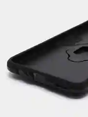 Черный чехол противоударный на Honor X8, с кольцом-держателем