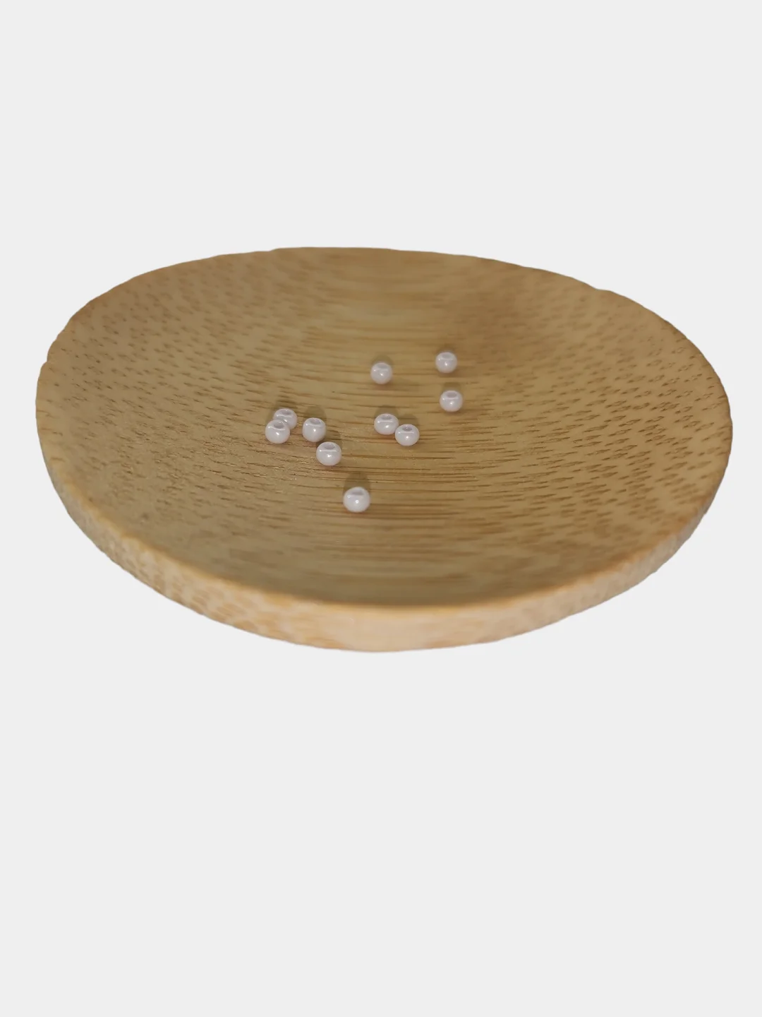 Конфетный бисер чешский Preciosa, Чехия, № 10, Natural Opaque