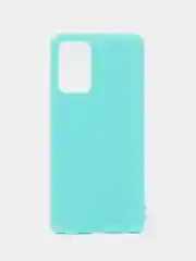 Бирюзовый чехол Samsung Galaxy A52, силиконовый