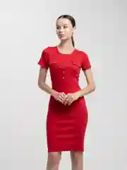 Алый платье женское