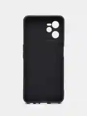 Черный чехол для Realme C35 (Реалми С35), силиконовый, матовый