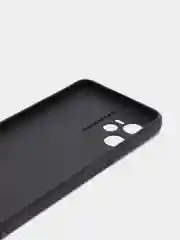 Черный чехол для Realme C35 (Реалми С35), силиконовый, матовый