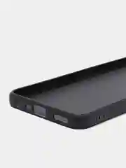 Черный чехол для Realme C35 (Реалми С35), силиконовый, матовый