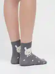Серый носки женские