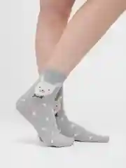 Серебряный носки женские