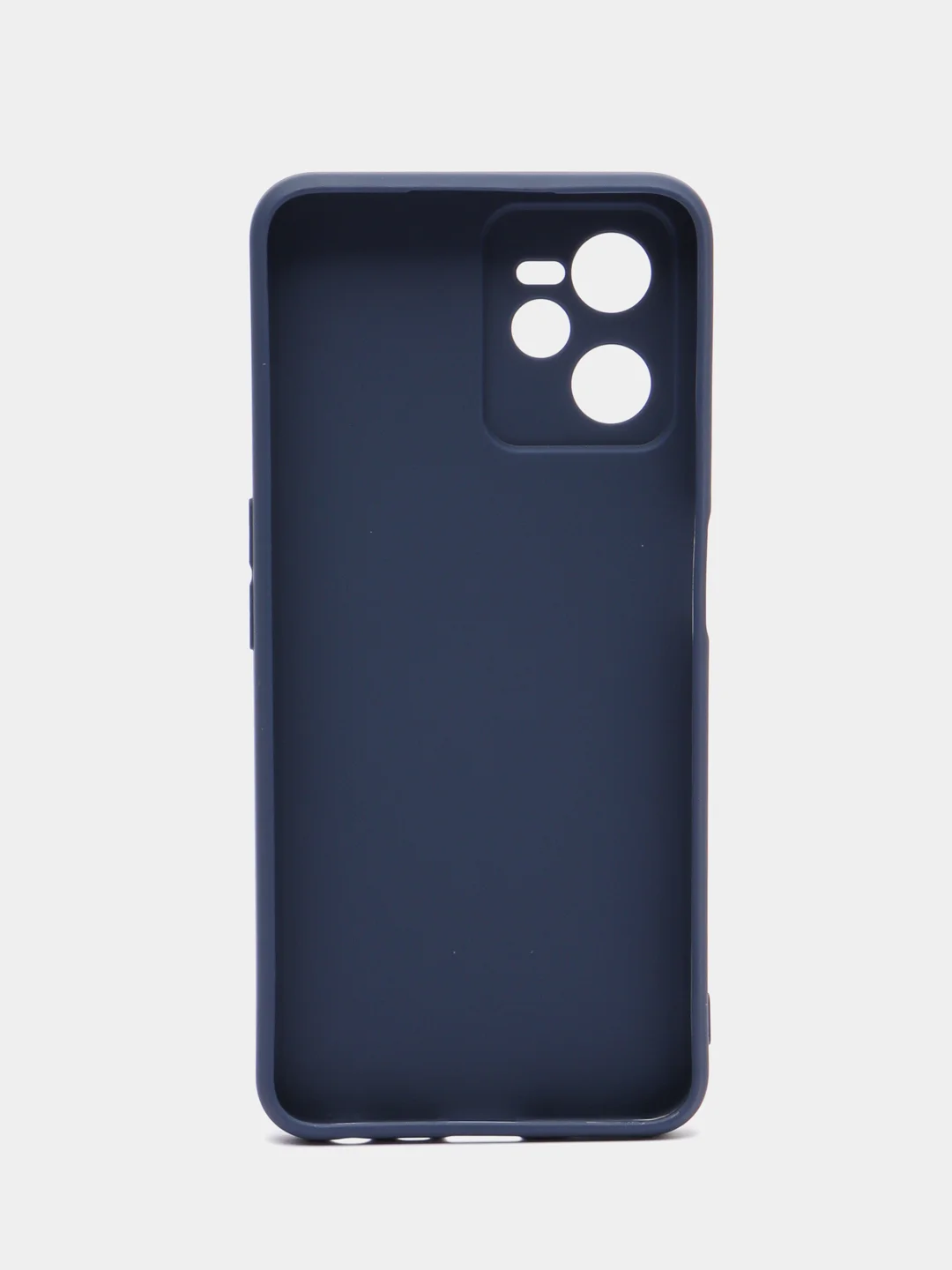 Темно-синий чехол для Realme C35 (Реалми С35), силиконовый, матовый