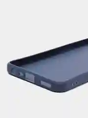 Темно-синий чехол для Realme C35 (Реалми С35), силиконовый, матовый