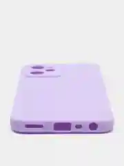 Сиреневый чехол для Realme C35 (Реалми С35), силиконовый, матовый