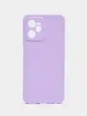 Сиреневый чехол для Realme C35 (Реалми С35), силиконовый, матовый
