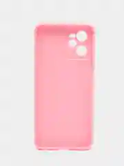 Розовый чехол для Realme C35 (Реалми С35), силиконовый, матовый