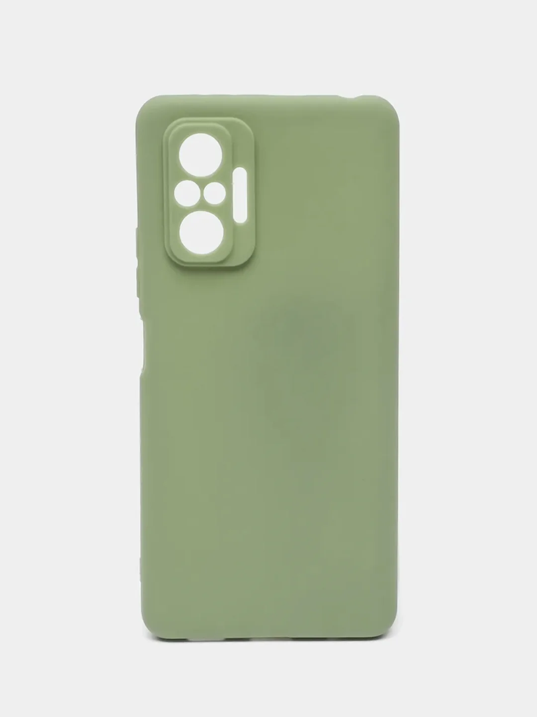 Оливковый чехол Xiaomi Redmi Note 10 Pro / Note 10 Pro Max силиконовый