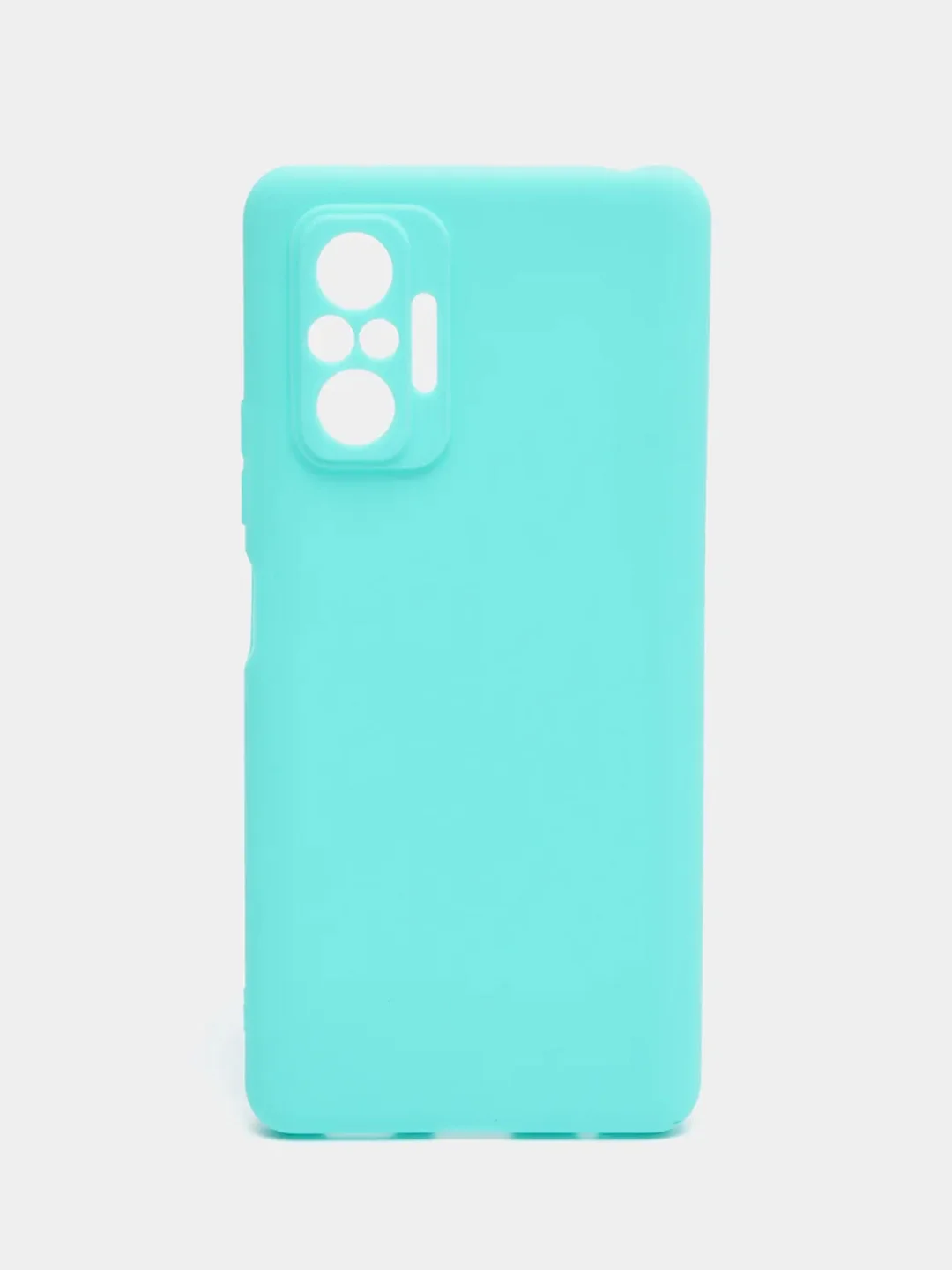 Бирюзовый чехол Xiaomi Redmi Note 10 Pro / Note 10 Pro Max силиконовый