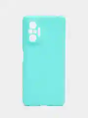 Бирюзовый чехол Xiaomi Redmi Note 10 Pro / Note 10 Pro Max силиконовый