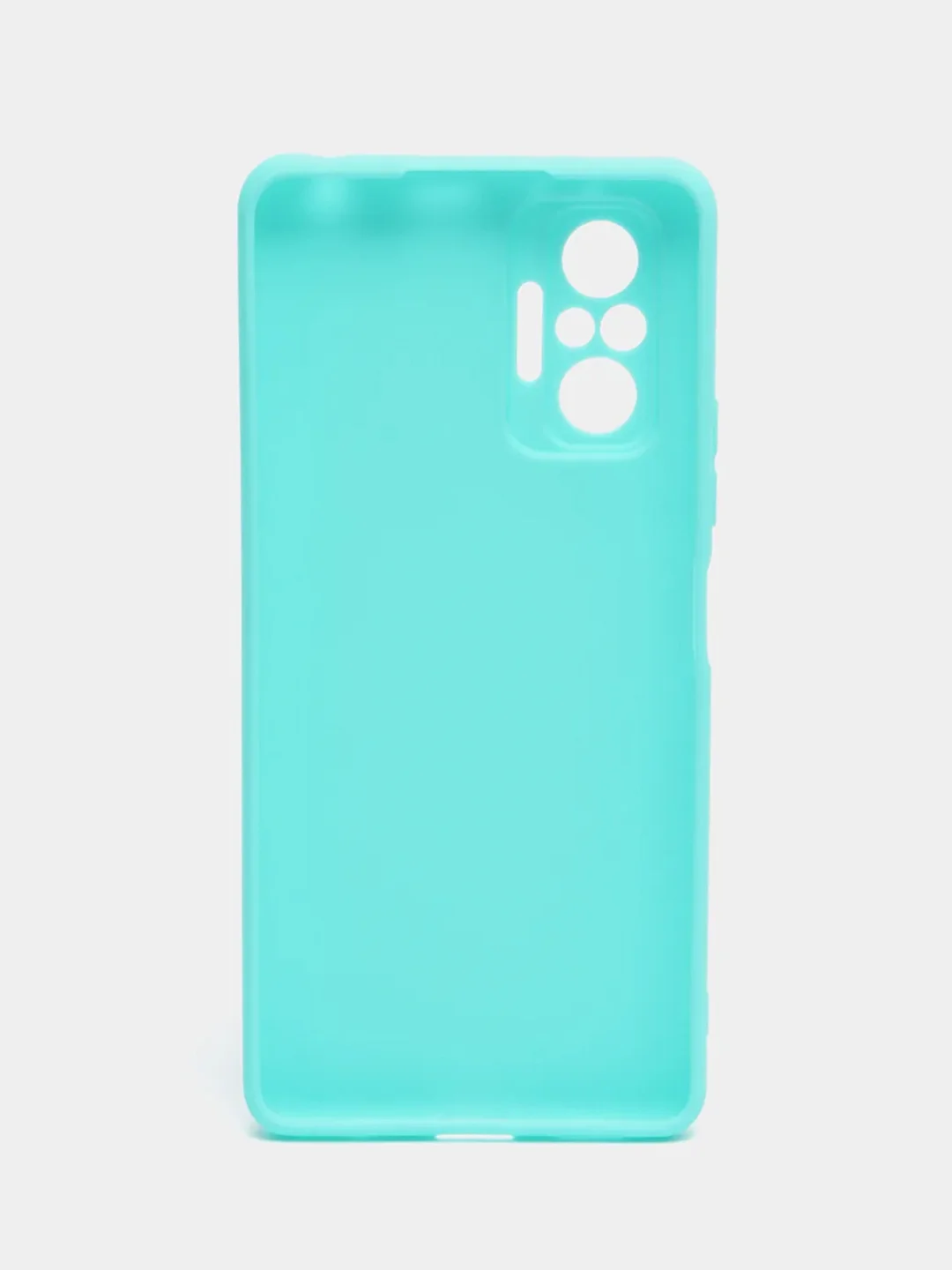 Бирюзовый чехол Xiaomi Redmi Note 10 Pro / Note 10 Pro Max силиконовый
