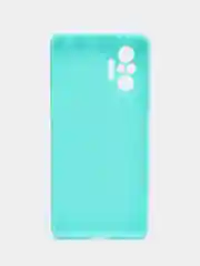 Бирюзовый чехол Xiaomi Redmi Note 10 Pro / Note 10 Pro Max силиконовый