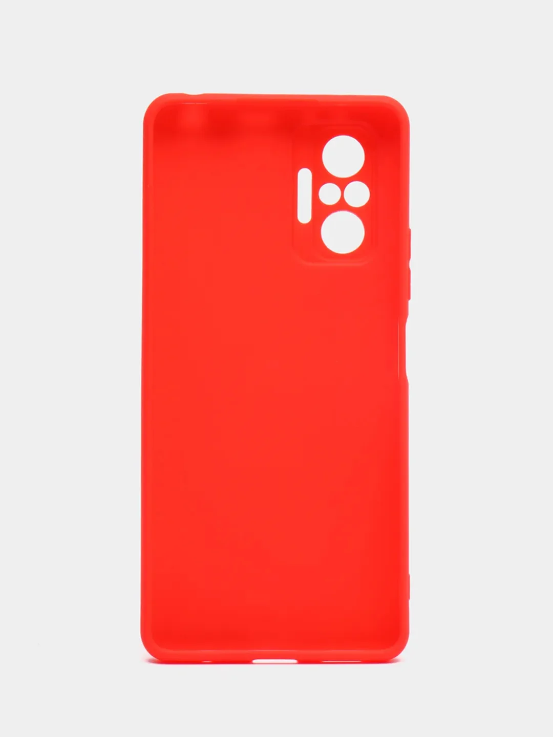Красный чехол Xiaomi Redmi Note 10 Pro / Note 10 Pro Max силиконовый