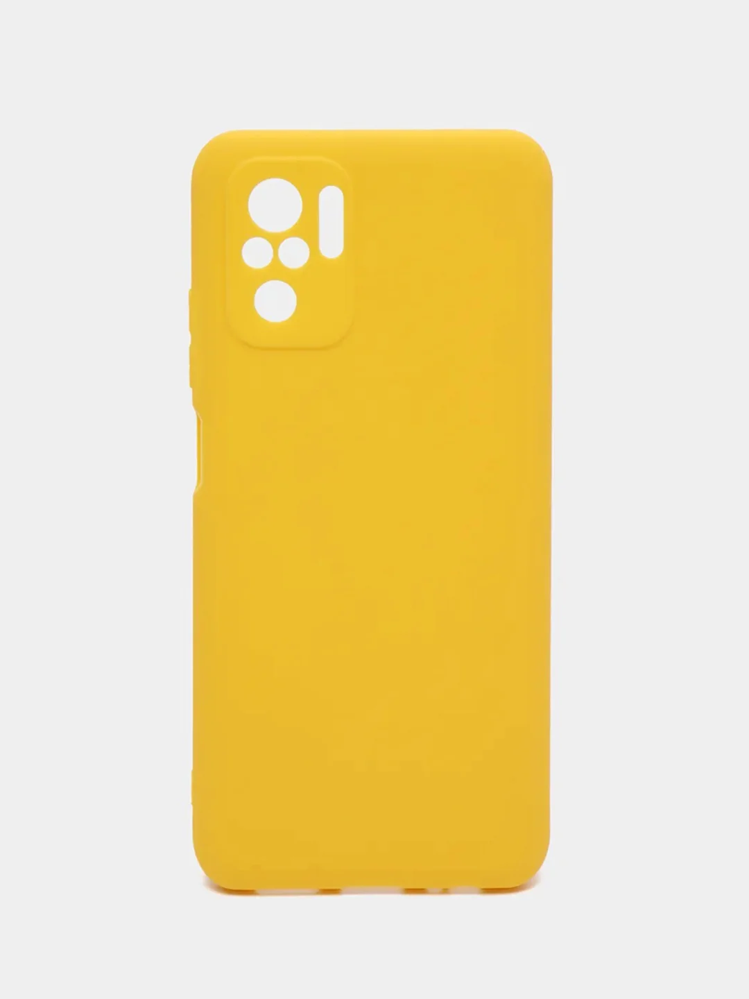 Желтый чехол Xiaomi Redmi Note 10 / Note 10s, силиконовый