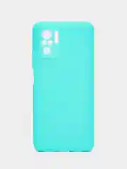 Бирюзовый чехол Xiaomi Redmi Note 10 / Note 10s, силиконовый