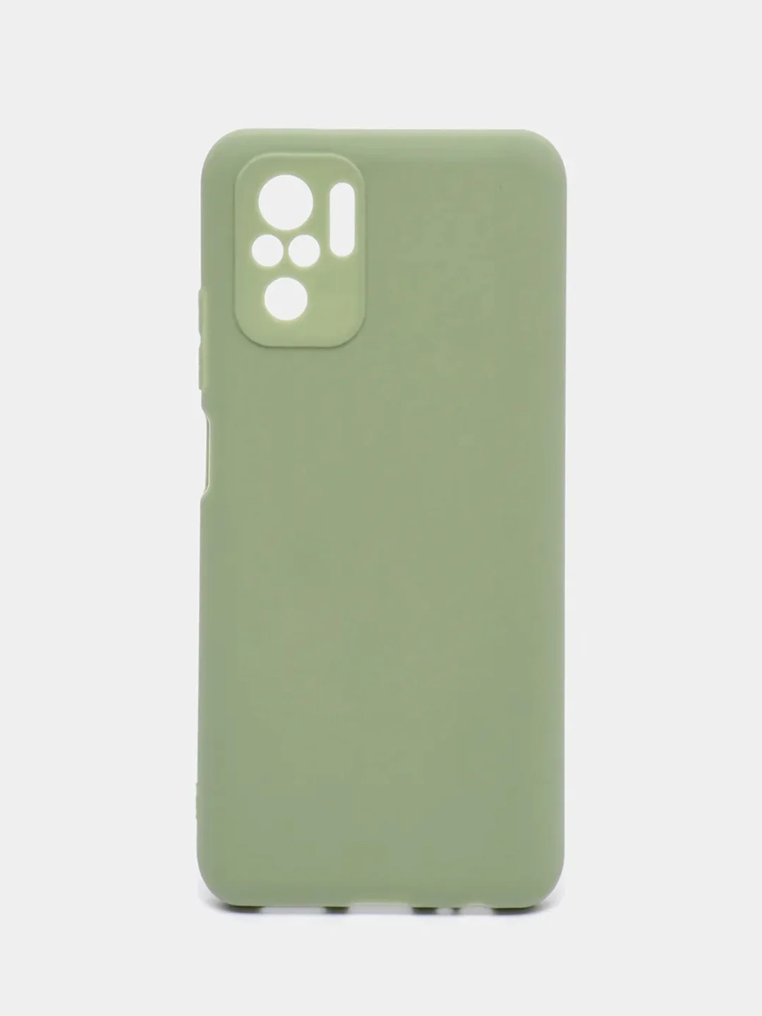 Оливковый чехол Xiaomi Redmi Note 10 / Note 10s, силиконовый