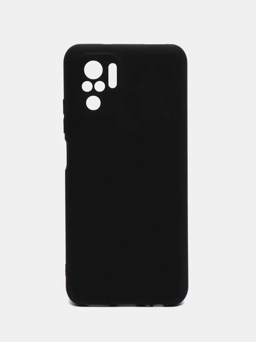 Черный чехол Xiaomi Redmi Note 10 / Note 10s, силиконовый