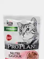 Влажный корм Pro Plan для стерилизованных кошек, с уткой в соусе, 5 штук
