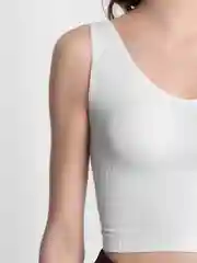 Белый топ женский, спортивный