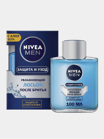 Лосьон после бритья NIVEA MEN "Защита и уход", увлажняющий, 100 мл