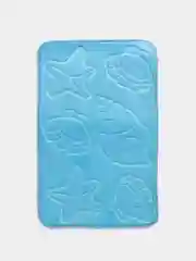 Набор ковриков для ванны и туалета с рисунком "Ракушки", 2 штуки, 40 x 50 и 50 x 80 см