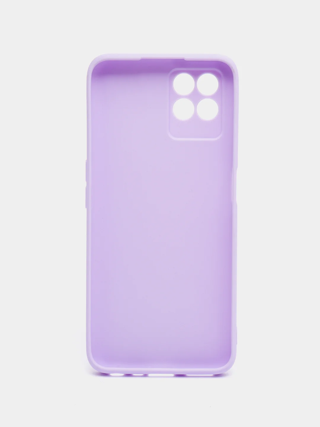 Сиреневый чехол для Realme 8i, Narzo 50 (Реалми 8I, Нарзо 50) силиконовый, матовый