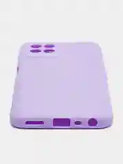 Сиреневый чехол для Realme 8i, Narzo 50 (Реалми 8I, Нарзо 50) силиконовый, матовый