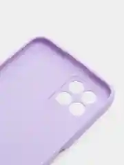 Сиреневый чехол для Realme 8i, Narzo 50 (Реалми 8I, Нарзо 50) силиконовый, матовый