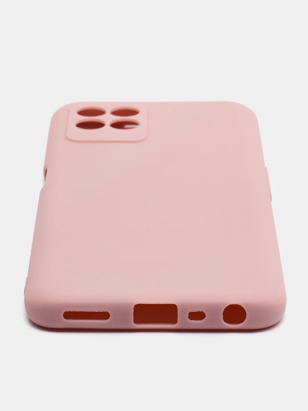 Коралловый чехол для Realme 8i, Narzo 50 (Реалми 8I, Нарзо 50) силиконовый, матовый