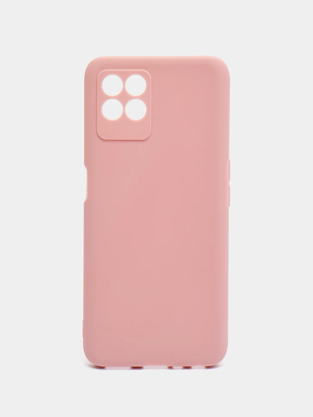 Коралловый чехол для Realme 8i, Narzo 50 (Реалми 8I, Нарзо 50) силиконовый, матовый